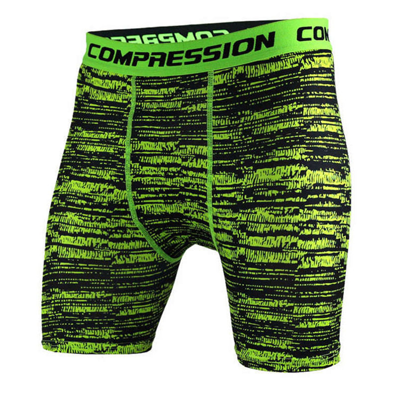 Mens Camouflage Tight shorts Running training compression Quick-dry short pants