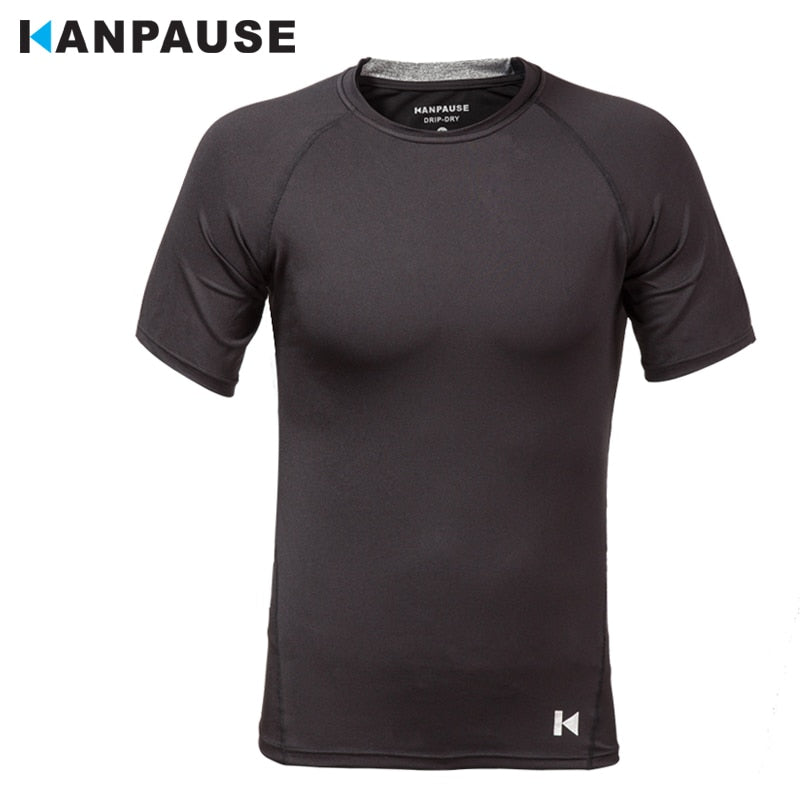 New Arrival Men's Tights  T-shirts Short Sleeve Training T-shirt Fitness Sportswear