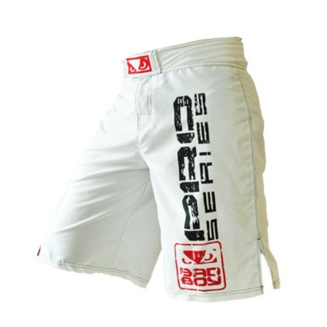 Black White Tiger Muay Thai shorts Boxing MMA fitness training pants boxing shorts