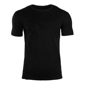 Men Running Breathable Cotton t shirt Gym Fitness Workout Training Short sleeve T-shirts