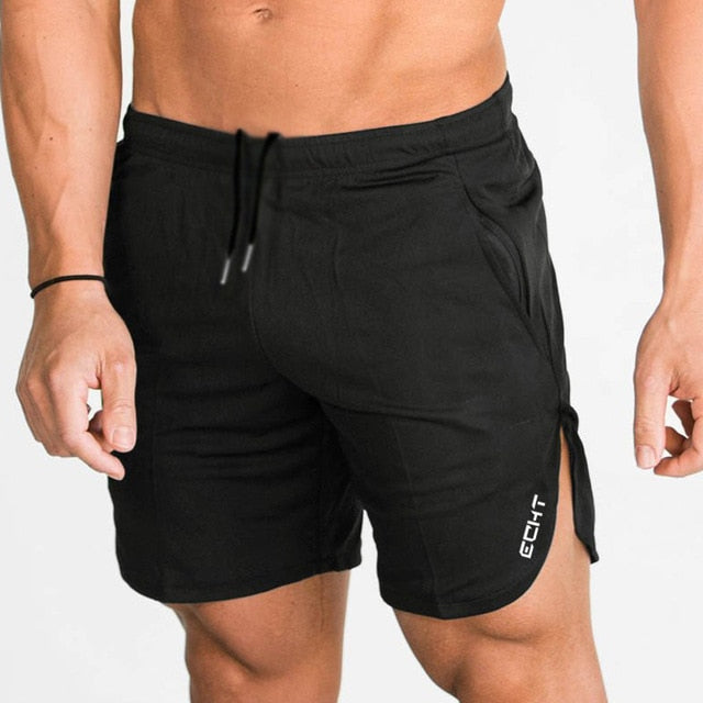 Mens Gym Cotton Shorts Running Jogging Sports Fitness Bodybuilding Sweatpants Male