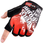 Outdoor Sport Running Gloves Cycling Anti-skid Fitness Half Finger Weight Lifting