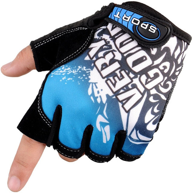 Outdoor Sport Running Gloves Cycling Anti-skid Fitness Half Finger Weight Lifting