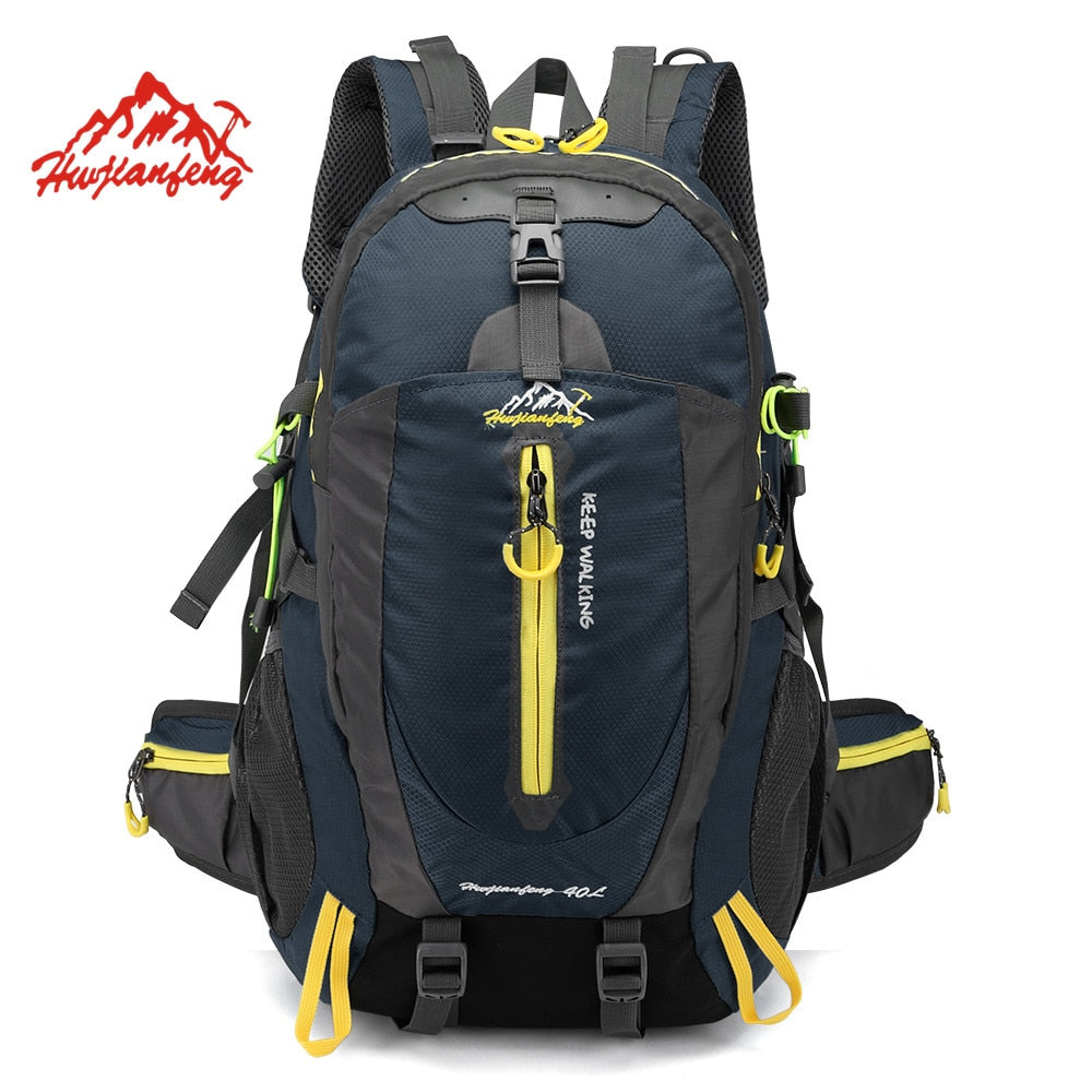 Waterproof Climbing Backpack Rucksack 40L Outdoor Sports Bag Travel Backpack