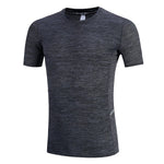 T Shirt Men Training Men Running Sports T Shirts Quick dry Short Sleeve