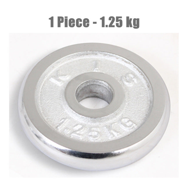 1pc Electroplate Dumbbells Disk Weights For FitnessWeightliftingCrossfit quipment