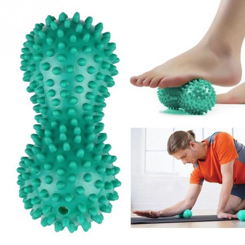 Yoga Supplies with Thorns Workout Massage Peanut Hand Ball Yoga Fitness Ball Inflated Air Bag