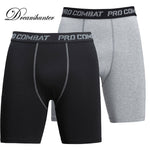 Male Fitness Quick-Drying Tight Shorts Elastic Compression Leggings Training Pants