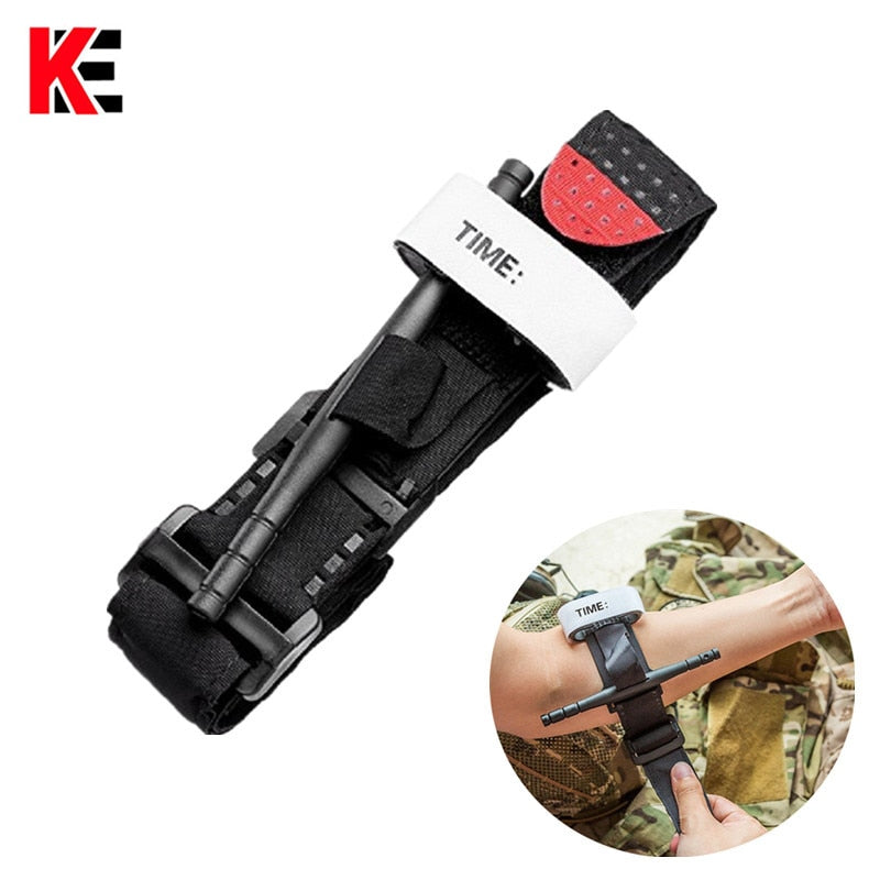 First Aid Tourniquet Quick Slow Release Buckle Medical Tourniquet Military Outdoor Portable Tactical Emergency Strap One Hand