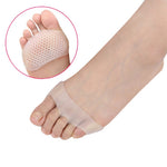 Anti-slip Forefoot Half Yard Insoles for fitness Sore Pain Medical Honeycomb Silicone Gel Relief Toes Pads Insoles