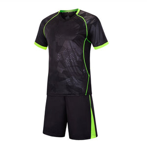 Football Kids Men Soccer Jerseys Sets Quick Dry Boys Sports Football Training