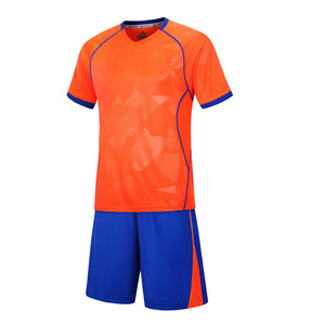 Football Kids Men Soccer Jerseys Sets Quick Dry Boys Sports Football Training