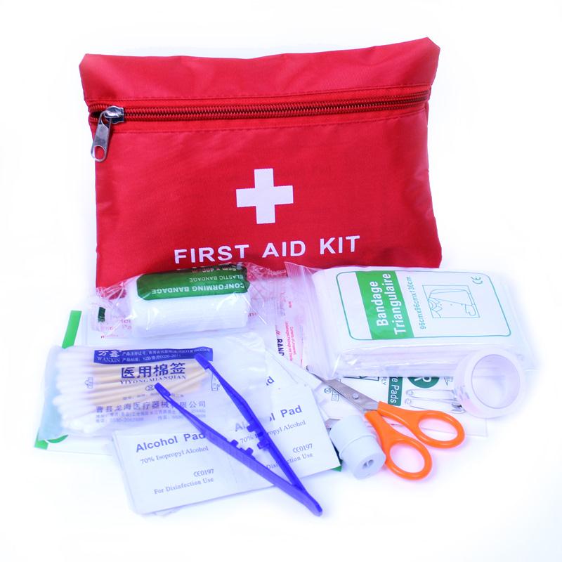 8pcs First Aid Kit Bag Outdoor Camping Sport Emergency Medical Bag Health care Survival Kit