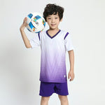 Football new kids men blank soccer jerseys set button football training suits boys sports football