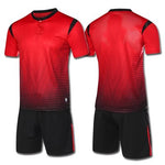 Football new kids men blank soccer jerseys set button football training suits boys sports football