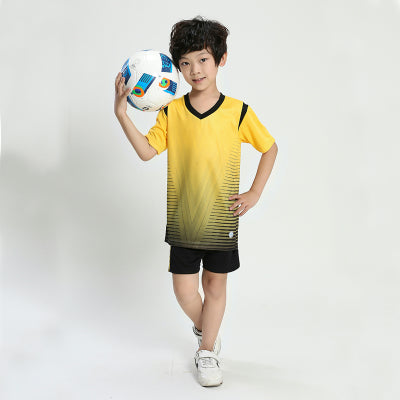 Football new kids men blank soccer jerseys set button football training suits boys sports football