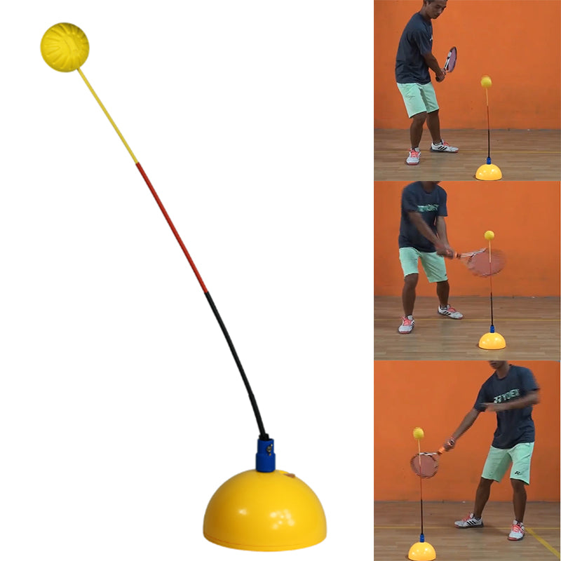 Portable Tennis Training Tool Professional Practice Trainer Stereotype Swing Ball Machine