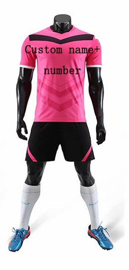 New High Quality Kids Soccer  Sets Football Kits Adult Men Child Futbol Training