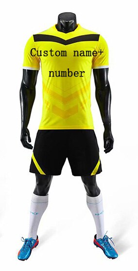 New High Quality Kids Soccer  Sets Football Kits Adult Men Child Futbol Training