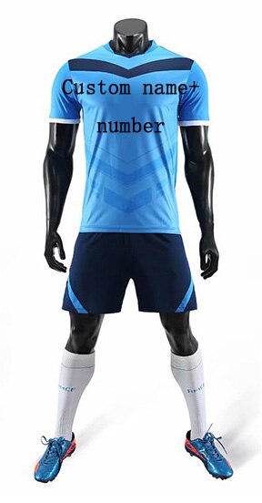 New High Quality Kids Soccer  Sets Football Kits Adult Men Child Futbol Training