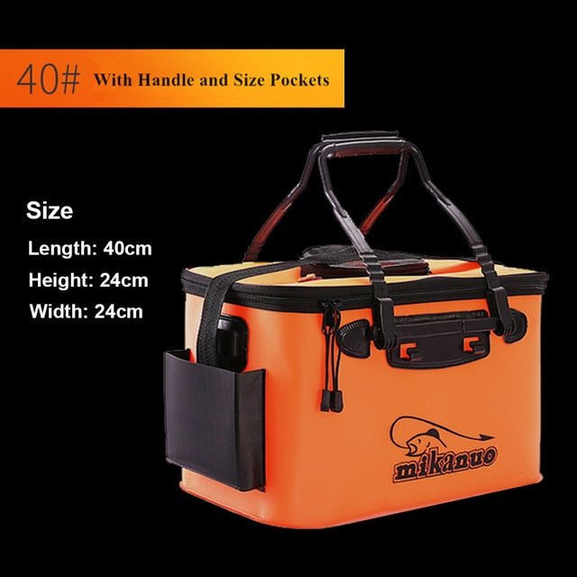 WALK FISH Portable Fishing Bag Collapsible Fishing Bucket