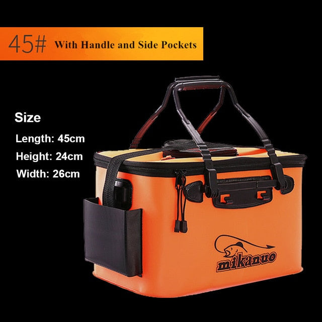 WALK FISH Portable Fishing Bag Collapsible Fishing Bucket