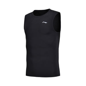 Men Training Vest Sleeveless T-Shirt Breathable Slim Fit Comfort Fitness