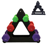 1pcs Dumbbell Bracket Triangle Small Leaves Big leaves Different Shapes Dumbbell Bracket Fitness Equipment Accessories