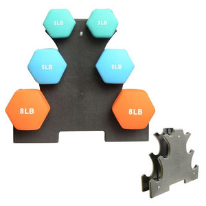 1pcs Dumbbell Bracket Triangle Small Leaves Big leaves Different Shapes Dumbbell Bracket Fitness Equipment Accessories