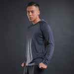 Men GYM Shirts Hoodie Fitness Sweatshirt Quick-dry Men's Clothing Long-sleeve Training T-Shirt Sports Running Shirts