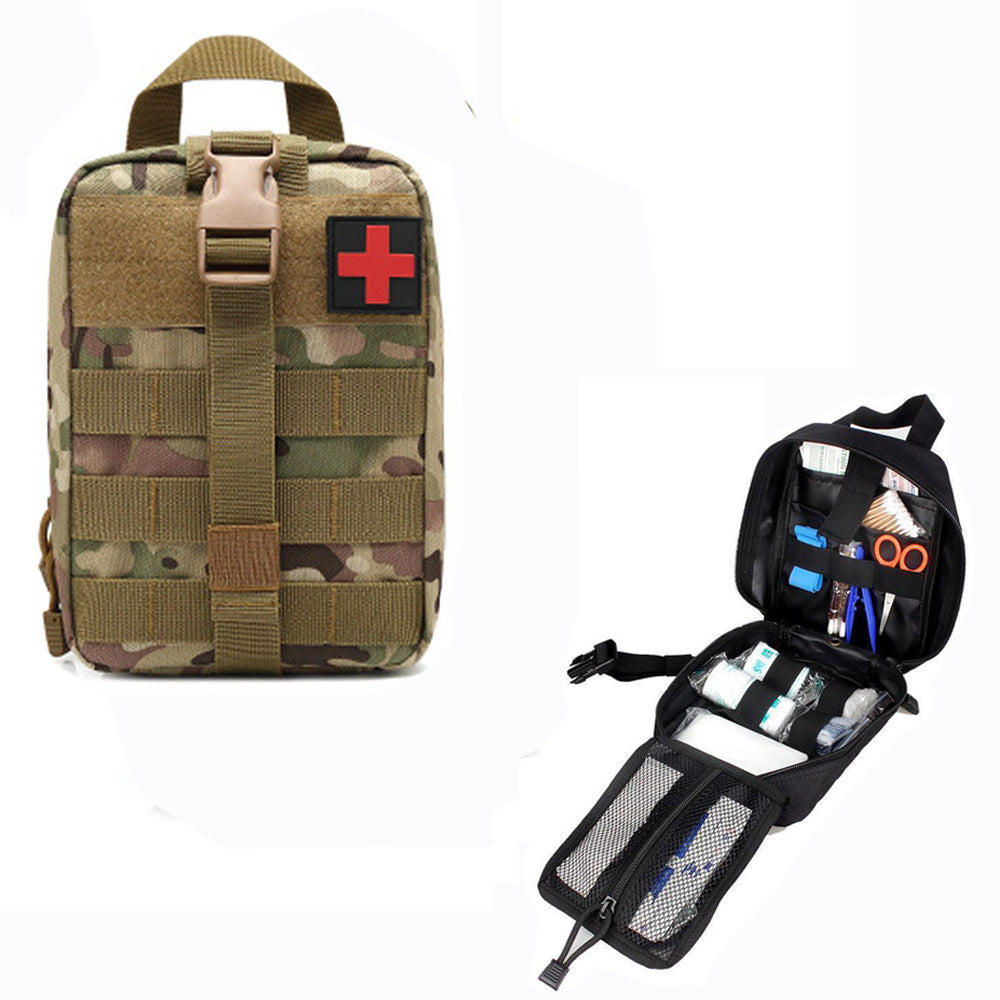 Hiking Tactical Pouch Bag Emergency First Aid Bag survive Kit Package Travel Outdoor Camping Climbing Medical Kits Bag