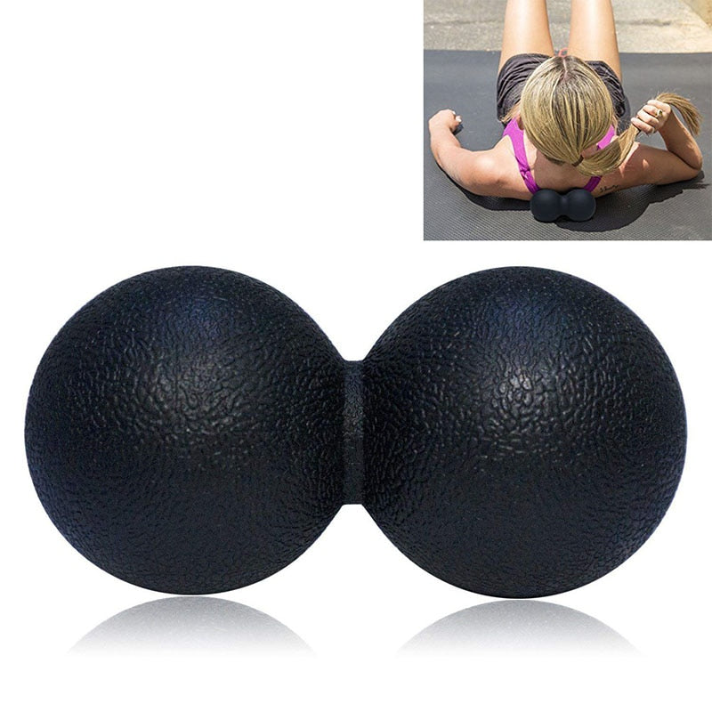 Double Lacrosse Massage Balls Yoga Peanut Ball Body Building Fitness Gym Home Massager