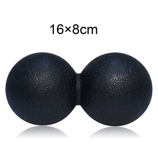 Double Lacrosse Massage Balls Yoga Peanut Ball Body Building Fitness Gym Home Massager