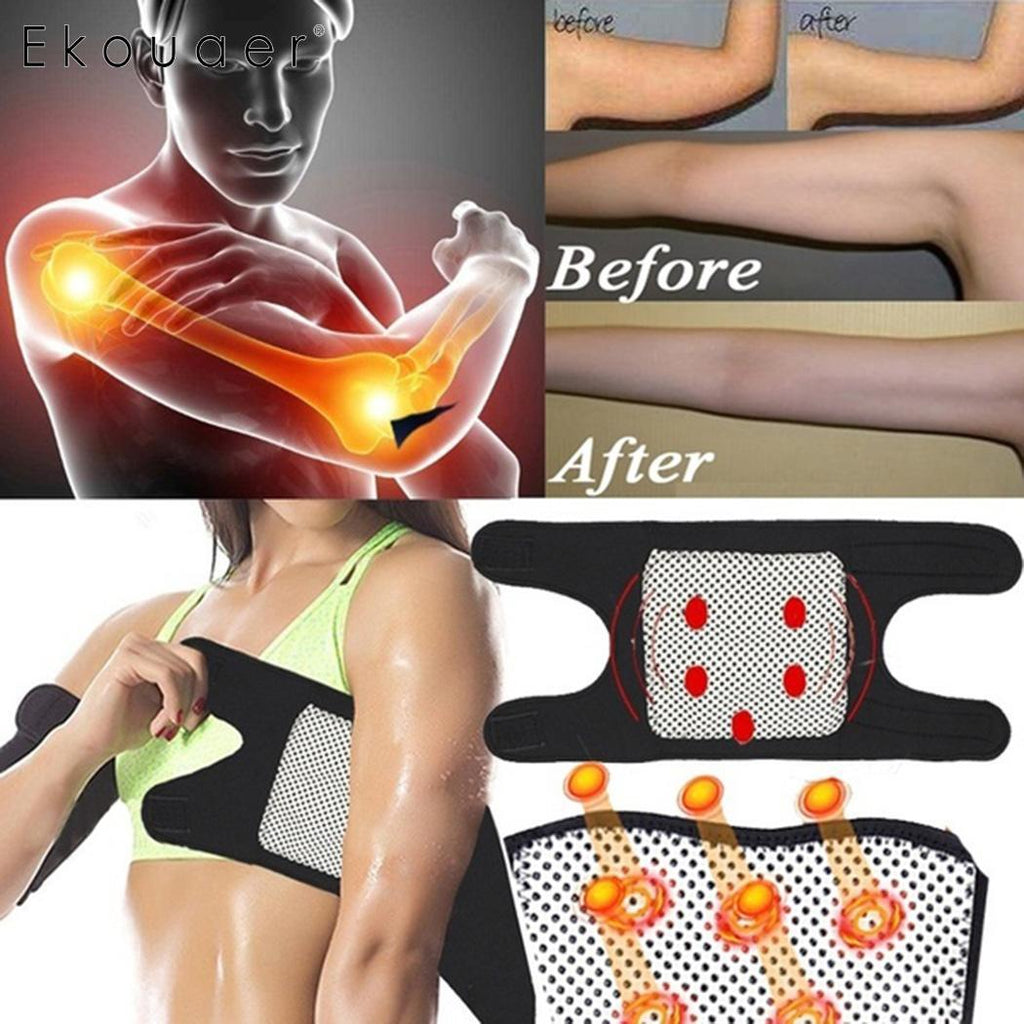 Tourmaline Products Medical Elbow Brace Elbow Support Self Heating Belts Magnetic Therapy Elbow Protection Guard