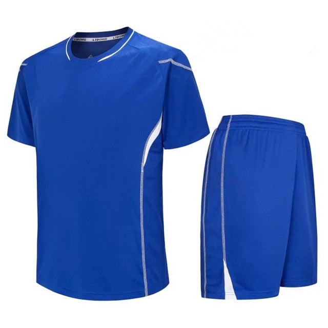 New Kids Football Kits Boys Soccer Sets Jersey Uniforms Futbol Training Suits Breathable