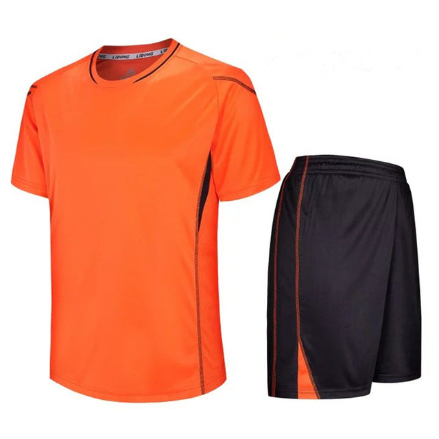 New Kids Football Kits Boys Soccer Sets Jersey Uniforms Futbol Training Suits Breathable