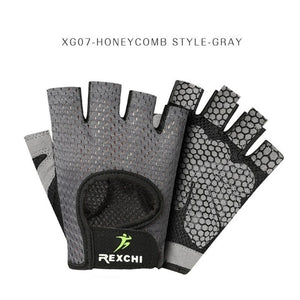 Professional Gym Fitness Gloves Power Weight Lifting Women Men Crossfit Workout Bodybuilding Half Finger Hand Protector