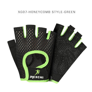 Professional Gym Fitness Gloves Power Weight Lifting Women Men Crossfit Workout Bodybuilding Half Finger Hand Protector