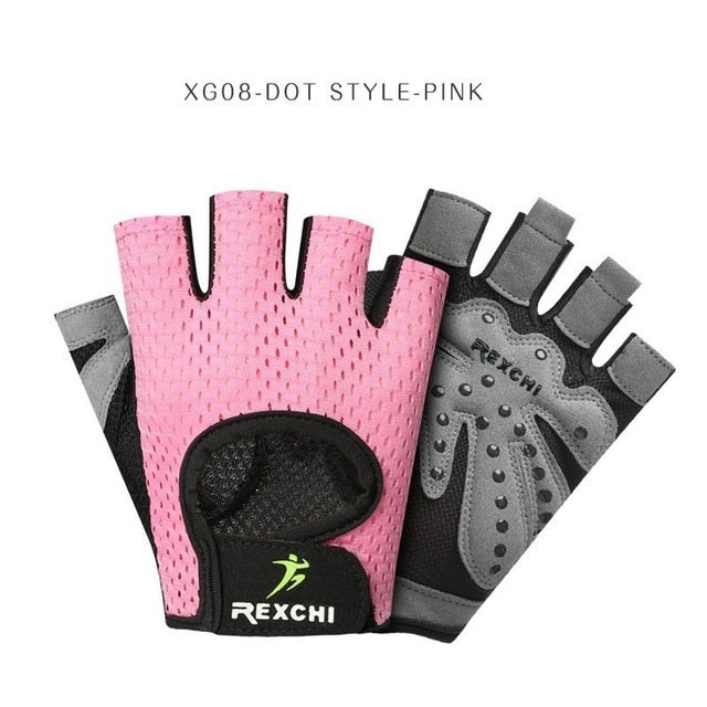 Professional Gym Fitness Gloves Power Weight Lifting Women Men Crossfit Workout Bodybuilding Half Finger Hand Protector