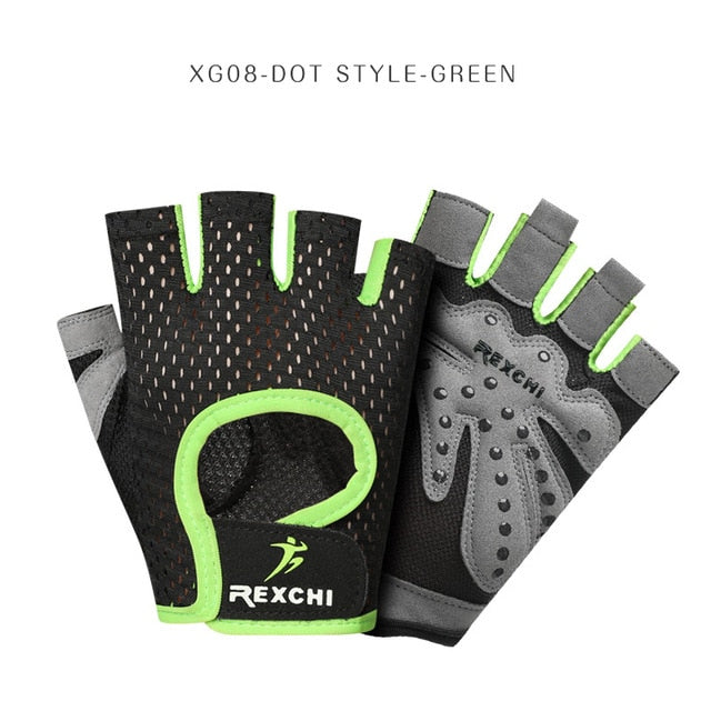 Professional Gym Fitness Gloves Power Weight Lifting Women Men Crossfit Workout Bodybuilding Half Finger Hand Protector