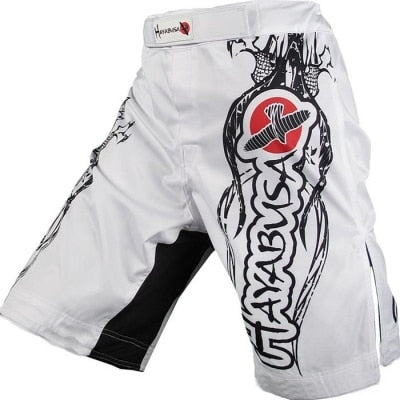 MMA White dragon Eagle subtitles sports breathable boxing training pants mma short kickboxing