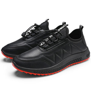 Men Running Shoes Waterproof Comfortable Warm Leather Sport Shoes