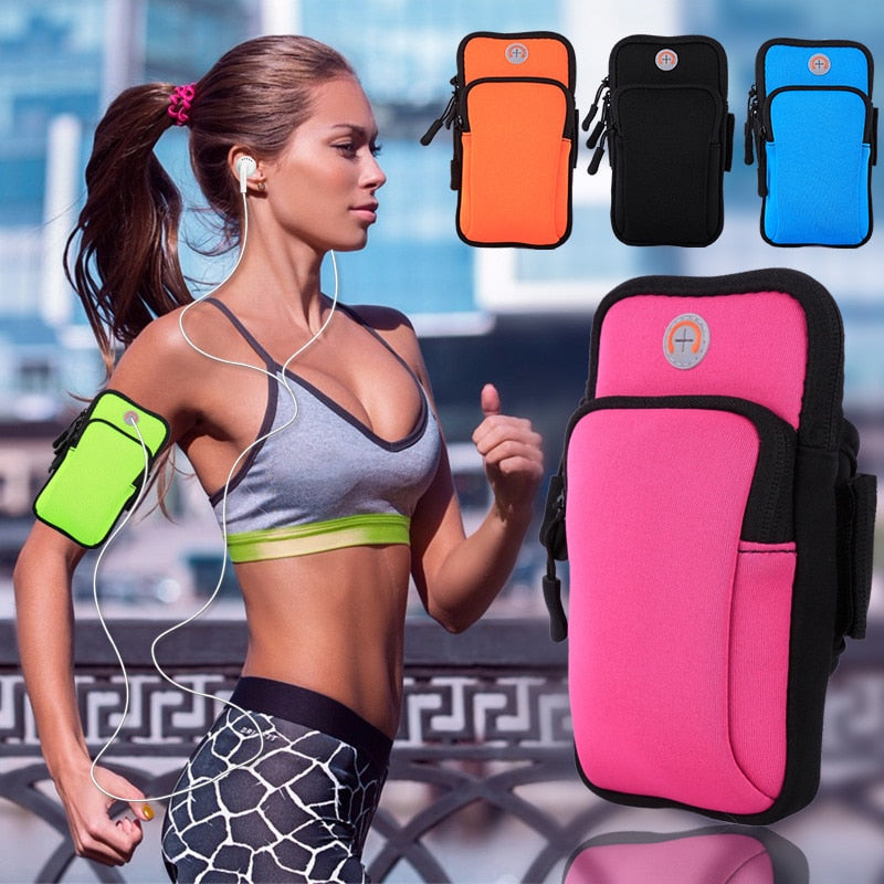 Sport Running Armband Bag Cover Armband Universal Waterproof Portable Sports Stand