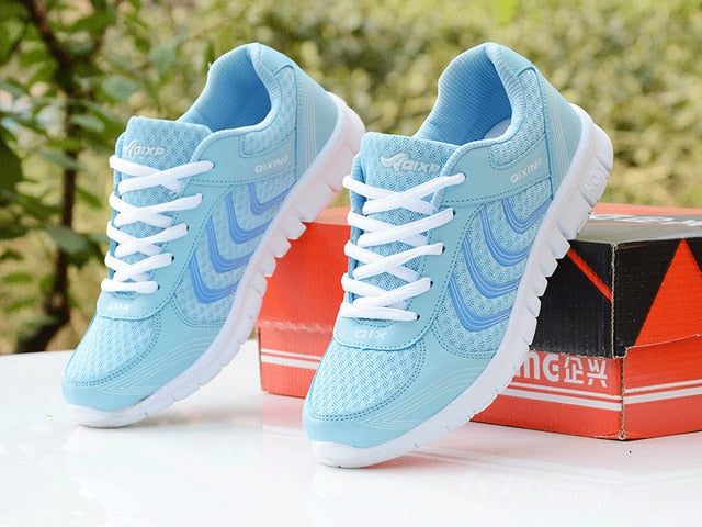 Newest Women Sports Shoes Fashion Sneakers Light Breathable Air Mesh