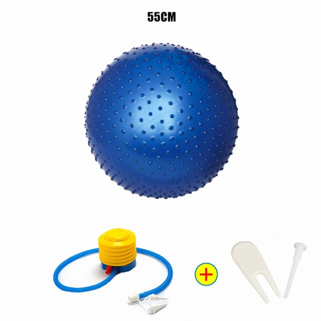 75CM 85CM Message Point Yoga Balls Fitness Gym Balance Fitball Exercise Pilates Workout