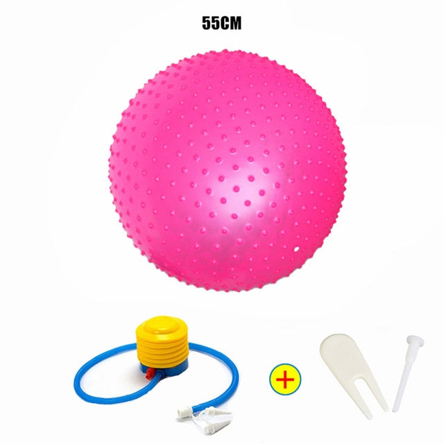 75CM 85CM Message Point Yoga Balls Fitness Gym Balance Fitball Exercise Pilates Workout