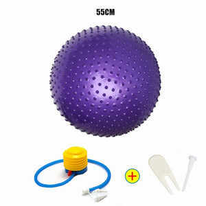 75CM 85CM Message Point Yoga Balls Fitness Gym Balance Fitball Exercise Pilates Workout