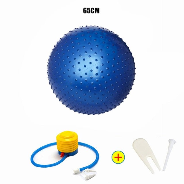 75CM 85CM Message Point Yoga Balls Fitness Gym Balance Fitball Exercise Pilates Workout