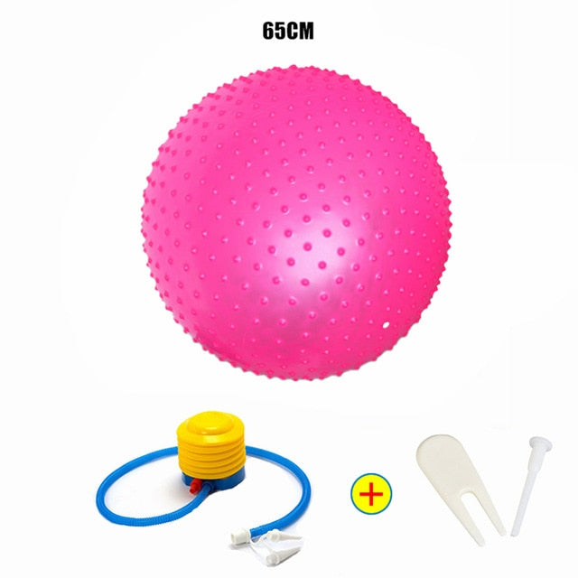 75CM 85CM Message Point Yoga Balls Fitness Gym Balance Fitball Exercise Pilates Workout