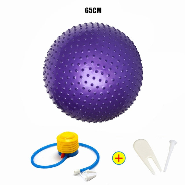 75CM 85CM Message Point Yoga Balls Fitness Gym Balance Fitball Exercise Pilates Workout